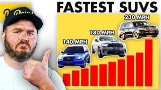 10 Insanely Fast SUVs We Can't Believe Exist