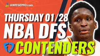 FANDUEL NBA DFS PICKS TODAY | Top 10 ConTENders Thu 1/28 | NBA DFS Simulations