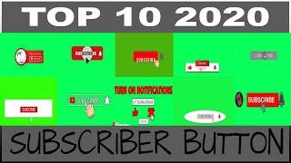 TOP10 ANIMATED SUBSCRIBE BUTTONS 2020