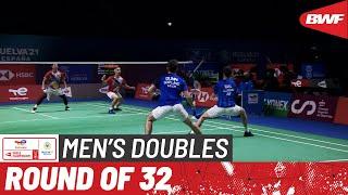 TotalEnergies BWF World Championships 2021 | Goh/Izzuddin (MAS) [14] vs Dunn/Hall (SCO) | R32