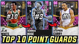 THE TOP 10 POINT GUARDS IN NBA2K21 MyTEAM!!