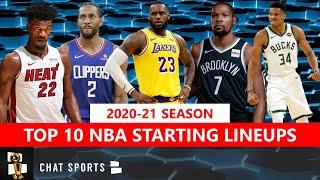 Top 10 NBA Starting Lineups For The 2020-21 Season