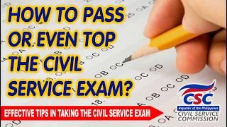 HOW TO PASS OR EVEN TOP CIVIL SERVICE EXAM? | 14 EFFECTIVE TIPS IN TAKING THE CIVIL SERVICE EXAM