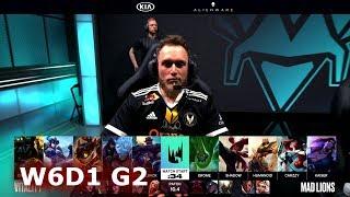 Vitality vs Mad Lions | Week 6 Day 1 S10 LEC Spring 2020 | VIT vs MAD W6D1