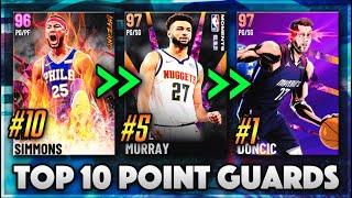 TOP 10 POINT GUARDS IN NBA 2K21 MyTEAM!!