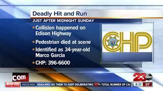 One man dead following hit and run in East Bakersfield