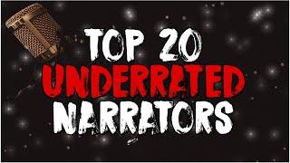 Top 20 Underrated Narrators Under 20k!