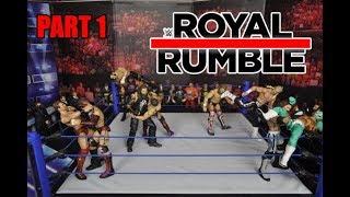 SNA ROYAL RUMBLE PART 1 (WWE Figure Stop Motion)