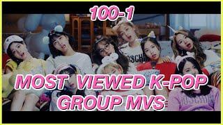 [Top 200] Most Viewed K-Pop GROUP MVs (100-1) |  March 2020