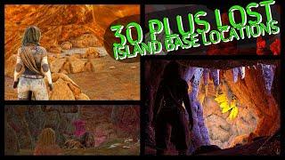 30 PLUS LOST ISLAND CAVE/RATHOLE/BASE LOCATIONS