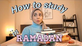 How to Study in Ramadan - A Doctor's Advice | 10 top tips