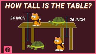 Brain Teaser 11 | How Tall Is The Table?