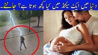 Things That Happen Every Second || Aak Second Main Dunyan Main Kea Hota Hay || Sachi Report