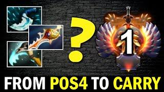 From Pos4 Support to RAPIER Carry — Top 1 MMR Insane Game Dota 2