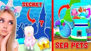 I Found The TOP SECRET LOCATION Of The *NEW* UNDERWATER PETS In Adopt Me!