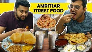 BEST AMRITSAR STREET FOOD - TOP 5 Places To VISIT-100 YEAR OLD DHABA, PARATHA, KULCHE CHOLE, BHATURE