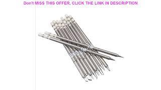 Top 10Pcs T12 Solder Iron Tips for T12-k BC2 BL BC1 BC3 ILS D16 KU D12 J02 Welding Tool