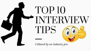 Top 10 Interview Tips for Corporate Job Applicants | Videonium Tips