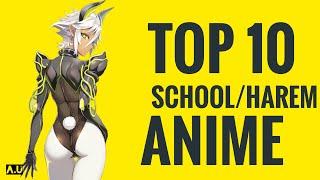 Top 10 School/Harem Anime