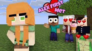 Alex & Herobrine First Met (LOVE STORY)