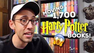 MOVING 1,700 HARRY POTTER BOOKS AROUND... ACCIO HELP!