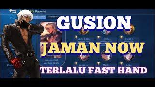 GUSION TOP 1 GLOBAL JAMAN NOW . TERLALU FAST HAND