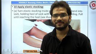 PART 2 Applying Elastic Stockings and Sequential Compression Device For DVT Full Demonstration