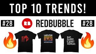 Top 10 Redbubble Trends of the Week #28 | MAKE THESE DESIGNS 