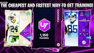 THE CHEAPEST AND FASTEST WAY TO GET TRAINING POINTS IN MADDEN 21! | MADDEN 21 ULTIMATE TEAM