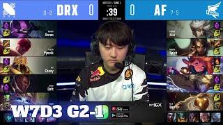 DRX vs AF - Game 1 | Week 7 Day 3 S10 LCK Summer 2020 | DRX vs Afreeca Freecs G1