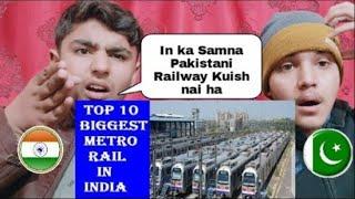 Pakistani React on Top 10 Biggest Metro Rail System in system by|Pakistani Punjab Reactions|