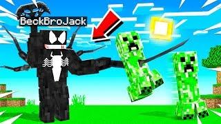 Playing MINECRAFT As VENOM! (powerful)