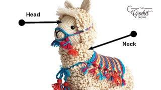 Crochet Llama Stitch Along: Head & Neck