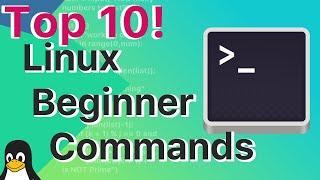 Top 10 - Linux Absolute Beginner Commands for Linux Terminal Users!