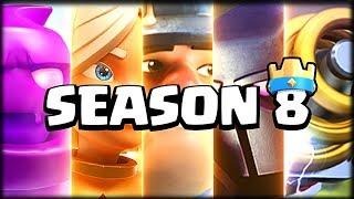 LOS 5 MEJORES MAZOS PARA LA SEASON 8 en Clash Royale - WithZack