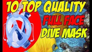 10 Top Quality Full Face Dive Mask You Can Buy Online - Panoramic 180 Snorkel Mask Slideshow Video