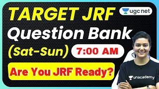 Target JRF 2020 (Paper-1) | Question Bank by Aditi Ma'am | 500 Questions and PYQ | Unacademy UGC NET