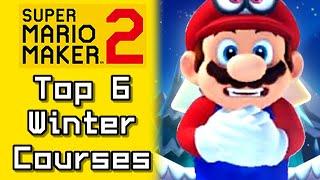 Super Mario Maker 2 Top 6 WINTER Courses (Switch)