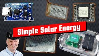 Cheap and simple Solar Power for our small Projects (ESP32, ESP8266, Arduino)