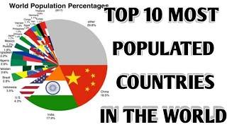 TOP 10 MOST POUPLATED COUNTRIES IN THE WORLD..by instant ..TOP 10 MOST POPULATED COUNTRY'S