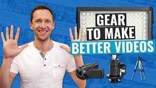 10 Things to Buy to MAKE BETTER VIDEOS, Faster!