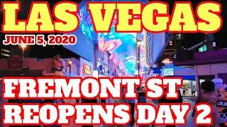 Las Vegas Livestream Fremont Street Grand Opening Day 2!