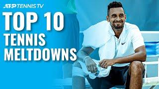 Top 10: ATP Tennis Meltdowns & Angry Moments!