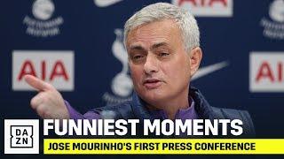 The Funniest & Best Moments From Jose Mourinho's First Press Conference As Tottenham Manager