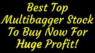 BEST TOP MULTIBAGGER STOCKS TO BUY IN 2021 FOR HUGE PROFIT!