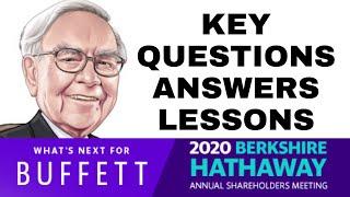 Warren Buffett - Berkshire Meeting 2020 | 15 Min Summary