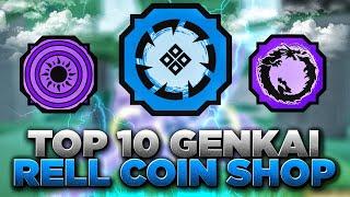 TOP 10 MELHORES GENKAI DA RELL COIN SHOP SHINDO LIFE!!!