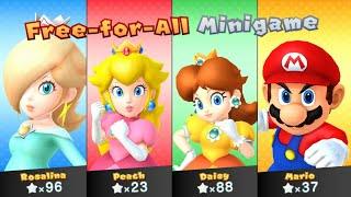 Mario Party 10 - Rosalina vs Peach vs Daisy vs Mario - Chaos Castle