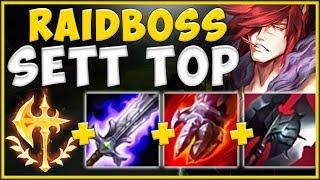 WTF! RIOT SHOULD NEVER LET ONE SETT Q DO THIS MUCH DMG! SETT S10 TOP GAMEPLAY! - League of Legends