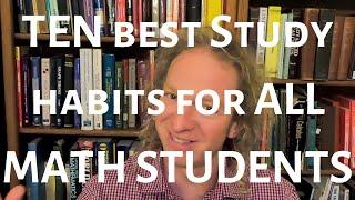 10 Best Study Habits for All Math Students